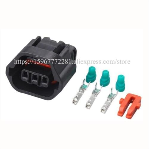 50set 7283-8730-30 car male female wire connector fuse plug connector automotive wiring 3 pin terminal socket DJ7033A-1.2-21