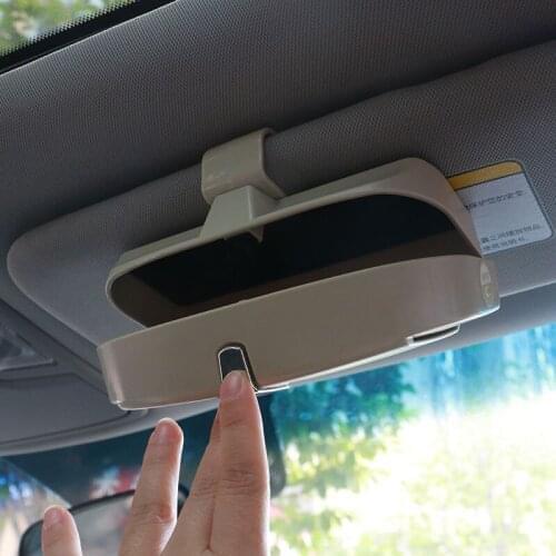 Car Sun Visor Sunglasses Glasses Cases Multifunctional Clip Ticket Card Clamp Accessories for Subaru Forester Outback Legacy