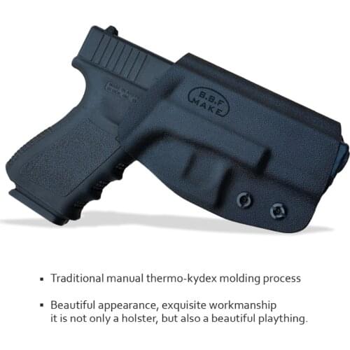 BBF Make OWB KYDEX Holster Fits: Glock 19 19x 23 32 17 22 3125 26 27 33 CZ P10 Gun Holster Belt Outside Carry Pistol Case Pouch