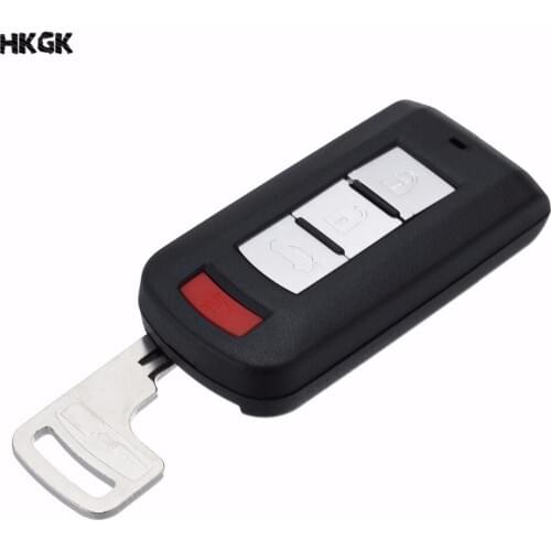 4 Buttons Car Remote Key Fob Shell Case With Blade For Mitsubishi Lancer Outlander 2008 2009 2010 2011 2012 2013 2014 2015 2016