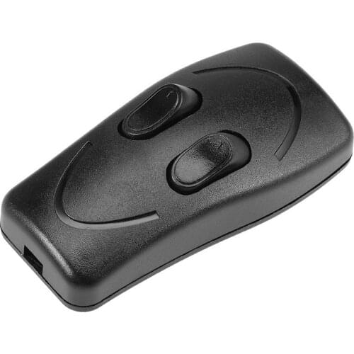 Double Control Switch (1 Input 2 Output) Floor Light Bed Table Lamp Push Button Switch AC110~250V 3A