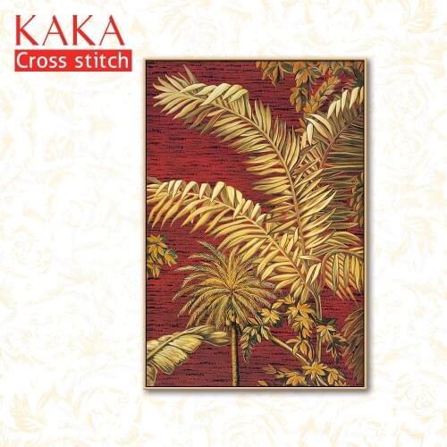 Cross stitch kits,Embroidery needlework sets with printed pattern,11CT-canvas for Home Decor Painting,Flowers Full NCKF239