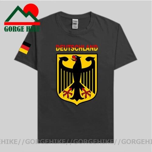 Deutschland Germany T-Shirt Golden Empire Eagle Cross T Shirt Newest 3D German Arm of Coat T Shirts Men Funny Tee Shirt Tops Tee