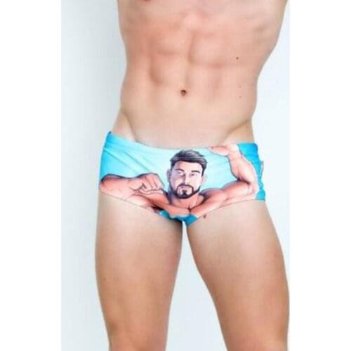 New sexy low waist boxer swimwear men beach shorts swimming pool swimsuit men spa swim briefs trunk gay bikinis bathing suit