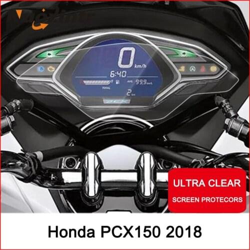 Nuoxintr Motorcycle Cluster Scratch Protection Film Instrument Dashboard Cover Guard Blu-ray for HONDA PCX150 PCX 150 2018 2019