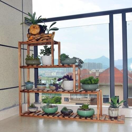 Jardin Repisa Plantas Estante Para Flores Garden Shelves For Plantenrekken Balcony Outdoor Flower Stand Rack Plant Shelf