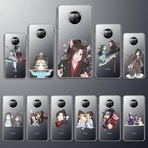 Grandmaster Mo Dao Zu Shi MDZS Phone Case Transparent for Xiaomi mi Redmi note 10 t 8 9 pro lite 11 Samsung S 8 9 10 20