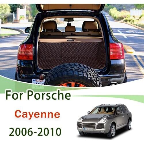 For Porsche Cayenne 9PA Chassis E1 2006-2010 Car Trunk Mat Cargo Dirt Resistant Mat Trunk Liner Boot Pad Car Accessories 2008 09