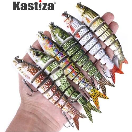 Fishing Lures Jointed Swimbait Wobblers 13.6cm 19g 8 Segments Crankbait Hard Bait Bass Pike Lure Isca Fishing Bait Tackle Pesca