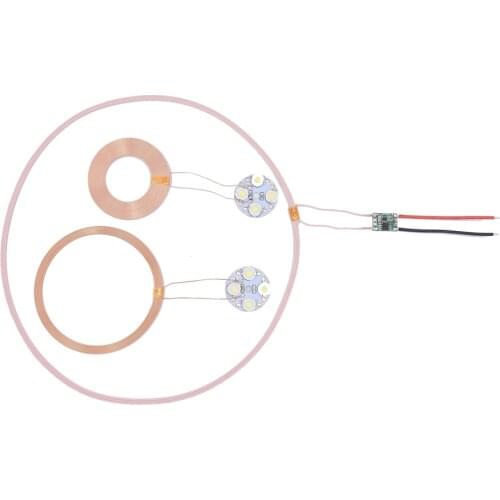 Taidacent Led Lamp Wireless Charger Pad 200mm Long Distance 12 Volt Inductive Wireless Charging Module 12V Wireless Charger