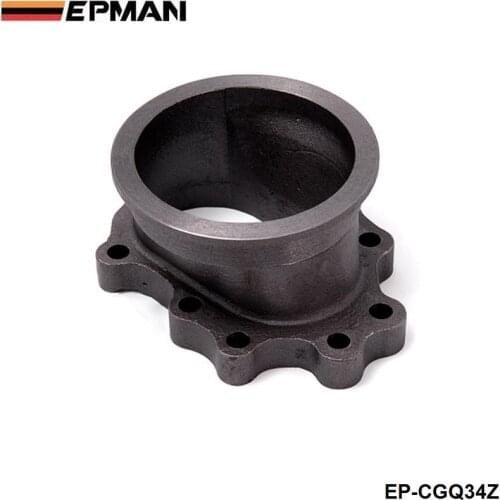 T25 T28 GT25 GT28 8 BOLT to 3" v band Exhaust Manifold Converter Adaptor Flange EP-CGQ34Z
