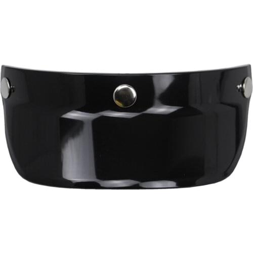 Universal 3 Snap-Button Visor Flip Up Wind Shield for Open Face Motorcycle Helmet, Red, Black, Coffee, Blue, White five types