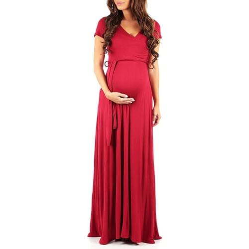 UPERTEGWOA Maternity Short Dresses