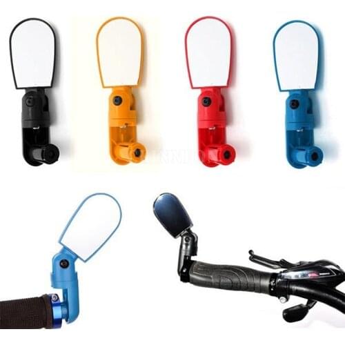 100Pcs/Lot Bike Rearview Mirror Bicycle Accessories Cycling Road Mountain Bike Handlebar Wide Angle Rear Rotate View Mirrors