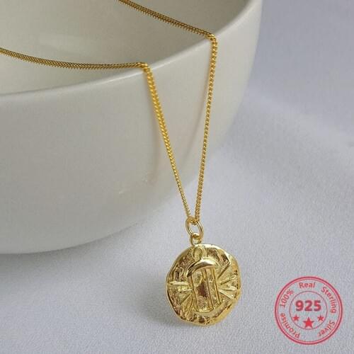 2019 New Fashion 925 Silver Creative Lantern design Pendant Necklace Women Gold Jewelry