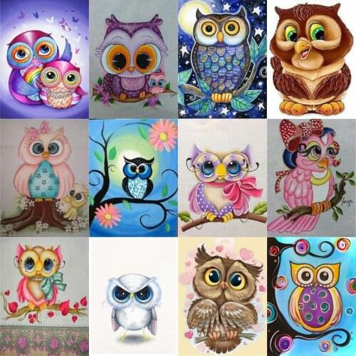 3D DIY,diamond painting full square,Mosaic,diamond embroidery sale,Cartoon,Owl,christmas decorations for home,Baby gift