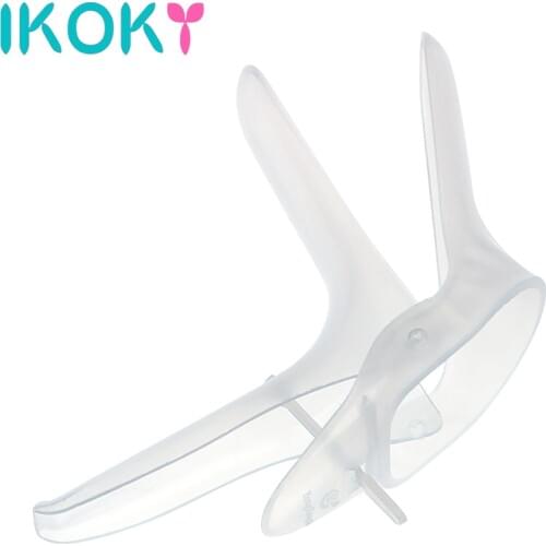 IKOKY Expansion Vaginal Sex Machine Sex Toys for Women Plastic Medical Themed Toys Voyeuristic Device Anal Speculum Colposcopy