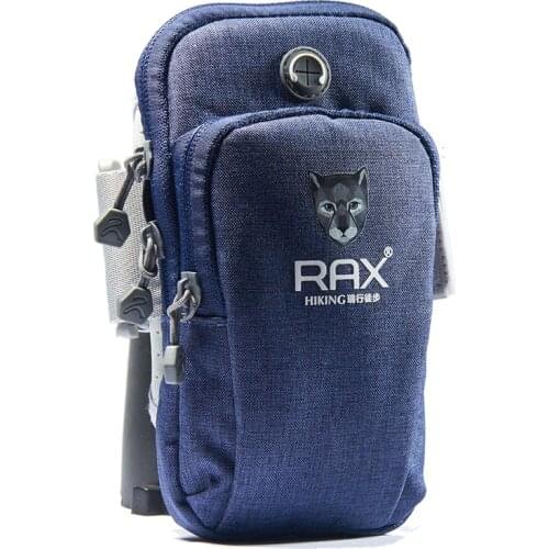 RAX Colorful 5.5inch Running Jogging GYM Phone Bag Sports Wrist Bag Arm Bag Outdoor Waterproof Nylon Hand Bag For Camping Hiking