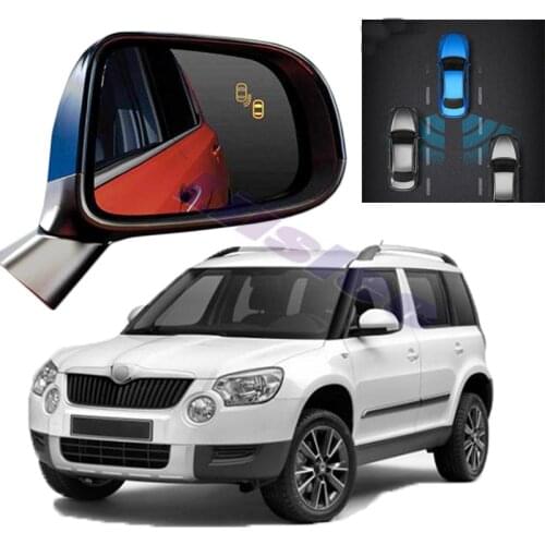 Car BSM BSD BSA Radar Warning Safety Driving Alert Mirror Detection Sensor For Skoda Yeti 5L 2009 2011 2012 2013 2015 2016 2017