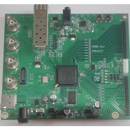 For Xilinx FPGA SDI video decoding development board LVDS learning board XC6SLX45T I2S audio decoding