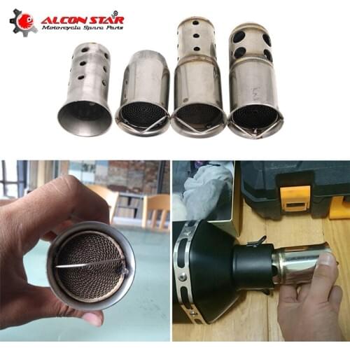 Alconstar- 51mm Motorcycle Motocross Exhaust Muffler Pipe Adjustable DB Killer Silencer Noise Sound Eliminator Z750 ER6N NMAX