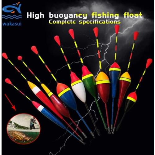 Carp 1Pcs/5Pcs/10Lot Fishing Floats Stick Floats Mix Size Color Buoy For Buoy Bobber Fish Accessories Clearly Visible Toughness