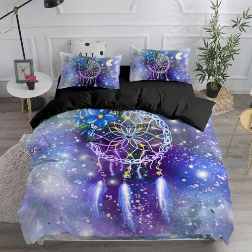 3D Dreamcatcher Bedding Set Elegant Bohemian Duvet Cover Queen 240x220 Ethnic Quilt Cover Single Double King Comforter Bed Cover