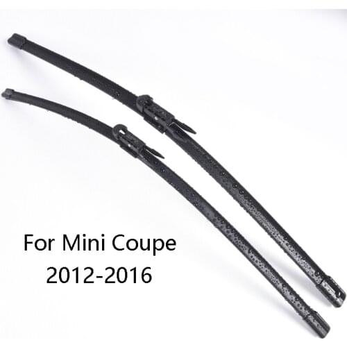 Car Windshield Wiper Blades For Mini Coupe from 2012 to 2016 Car Windscreen wiper Rubber