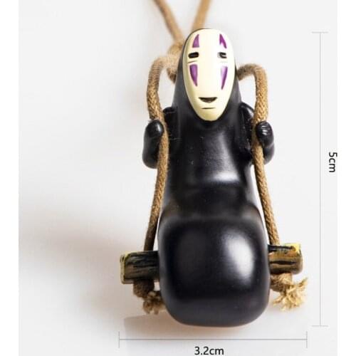 Cute Anime Car Accessorie Faceless Male Cat Pendant Auto Rearview Mirror Pendant Birthday Gift Auto Decoraction Ornaments Coche