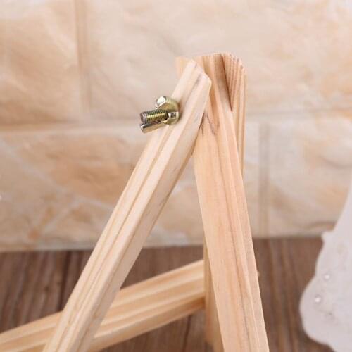 Mini Canvas Natural Wood Easel Set For Art Painting Drawing Craft Wedding Supply 32CB