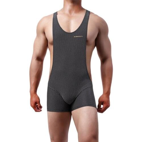 Men Shaper Bodysuit Sexy Lingerie Slimming Underwear Body Shaper Bodysuit Wrestling Jumpsuit Fitness Men Shapewear