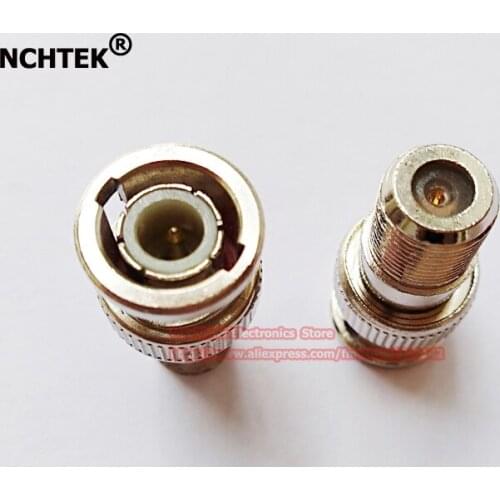 NCHTEK F Female Jack to BNC Male Plug Video Adapter For CCTV Security Camera/Free shipping/20PCS
