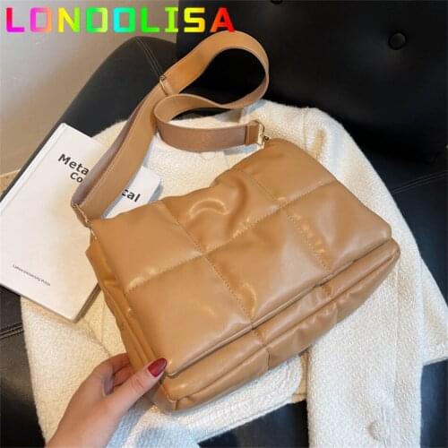 Small Vintage Ladies Messenger Shell Bag Design Fashion Rhombus Soft Pu Leather Shoulder Bags for Women 2021 Purses and Handbags