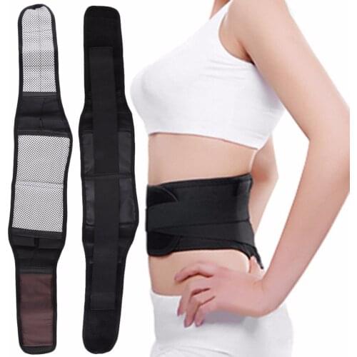 Adjustable Waist Shapers Tourmaline Self heating Magnetic Therapy Back Waist Support Belt Lumbar Brace Massage Band Health Care