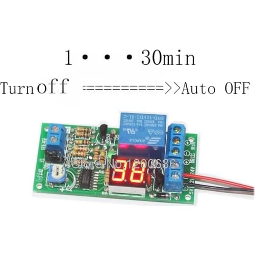 10S 30S 1MIN 5MIN 10min 30min delay off switch timer relay Delay Timer Control turn off Relay