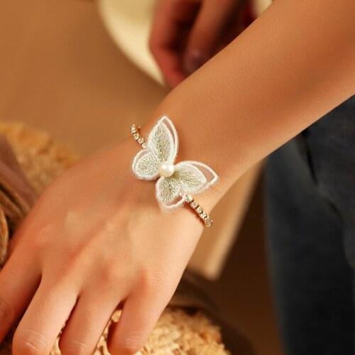 Luxury Cubic Zirconia Tennis Bracelets Claw Chain Embroidery Butterfly Crystal Wedding Bracelet For Women Gold Color Bracelet