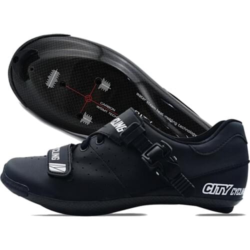 Cycling Bicycle Shoes Road Bike Sneakers Heatmoldable Carbon Fiber Breathable Riding Boot Men Women Outdoor Sports Original CITY