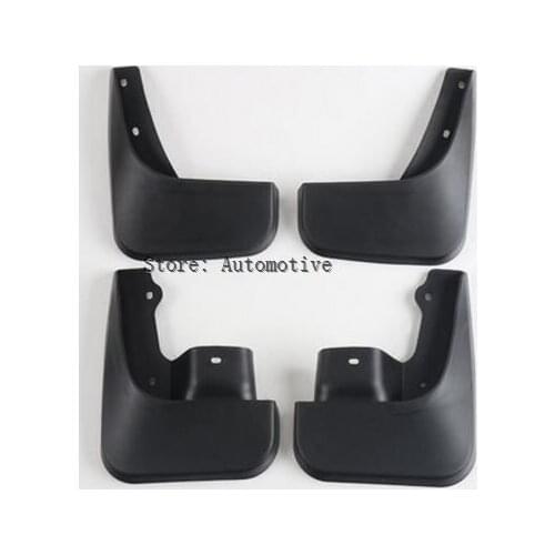 Exterior ! Front + Rear Fenders Mud guards Splash Flaps Molding 4 Pcs For Suzuki Jimny 2011 - 2015 / Plastic