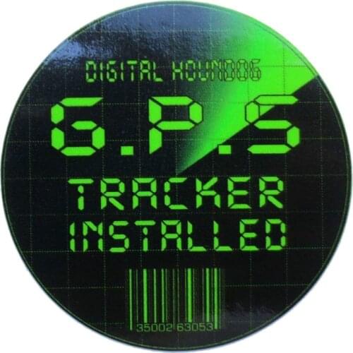 Attention GPS TRACKER SECURITY Car Sticker Car Styling Laptop Accessories Decal PVC 13cm*13cm Cover Scratches Waterproof