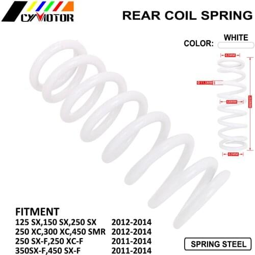 Rear Shock Absorber Adjustable Suspension Spring For KTM SX125 SX150 250 XC250 XC300 SMR450 SXF XCF SXF250 350 450 2011-2014