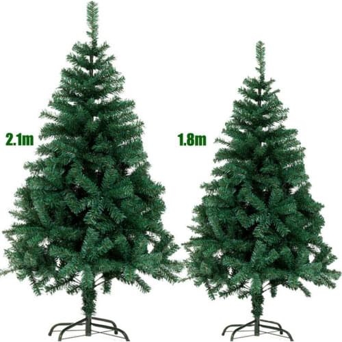 Green Christmas Tree 2 3 4 5 6 7 8 FT Decoration Undercoated Festival Holiday New Year Fake Pine UPS Fast Shipping