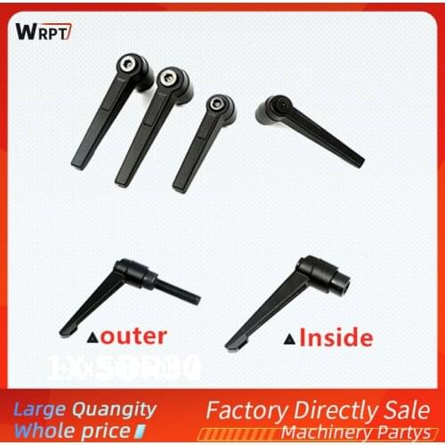 1 adjustable locking handle internal screw M5 M6 M8 M10 M12 M16 7-shaped handle screw slider locking handle for sbr16 20uu cnc