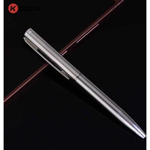 1pc Mini Metal Ballpoint Pen Rotating pocket-size Pen Portable Ball Point Pen Small Oil Pen Exquisite Brief