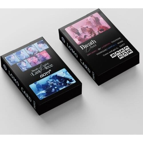 10 Boxes/lot KPOP GOT7 Lomo Card Photocard Postcard Collection Picture Fans Toy Gift