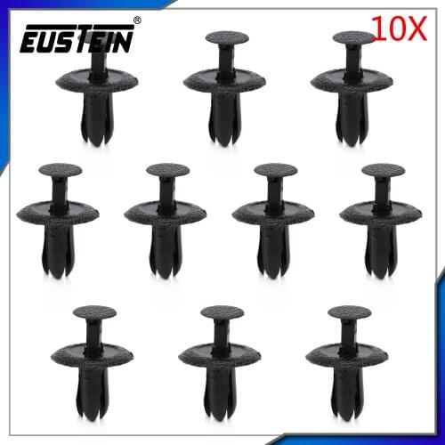 10x Black Push Type Trim Retainer Clip for Ford Probe Mazda MX6 1989 - 2008 2009 2010 2011 2012 2013 2014 GJ21-68885-B69 B99