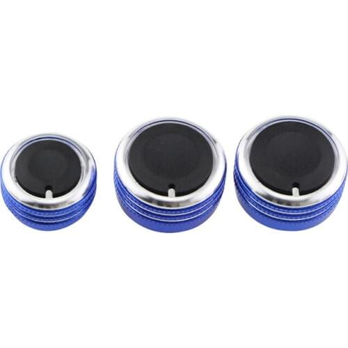 3Pcs/Set Air Condition Heat Control Switch Knob AC Knob for Golf 5 Tiguan Touran Passta B6 B7