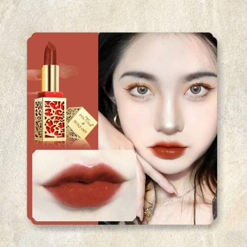 8Colors Mist Moisture Lipstick Lips Classical Beauty Make Up Waterproof Velvet Lip Stick Matte Maple Jam Black Tea Orange Lip
