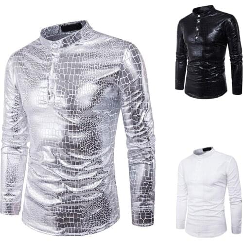 DJNIGHT Men's Long Shirts
