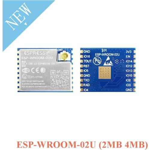 ESP-WROOM-02 ESP-WROOM-02U 2MB 4MB WiFi MCU ESP8266EX IoT Wireless Module ESP8266