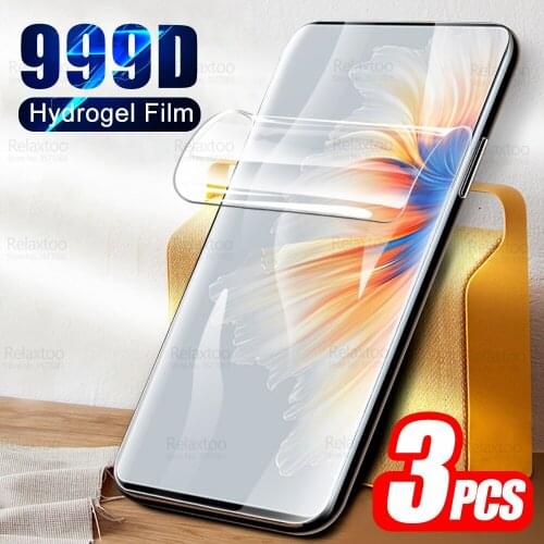 3pcs Full Curved Hydrogel Film For Xiaomi Mix 4 Screen Protector On Xaomi Xiomi Mi Mix4 Soft Protective Film Not Tempered Glass